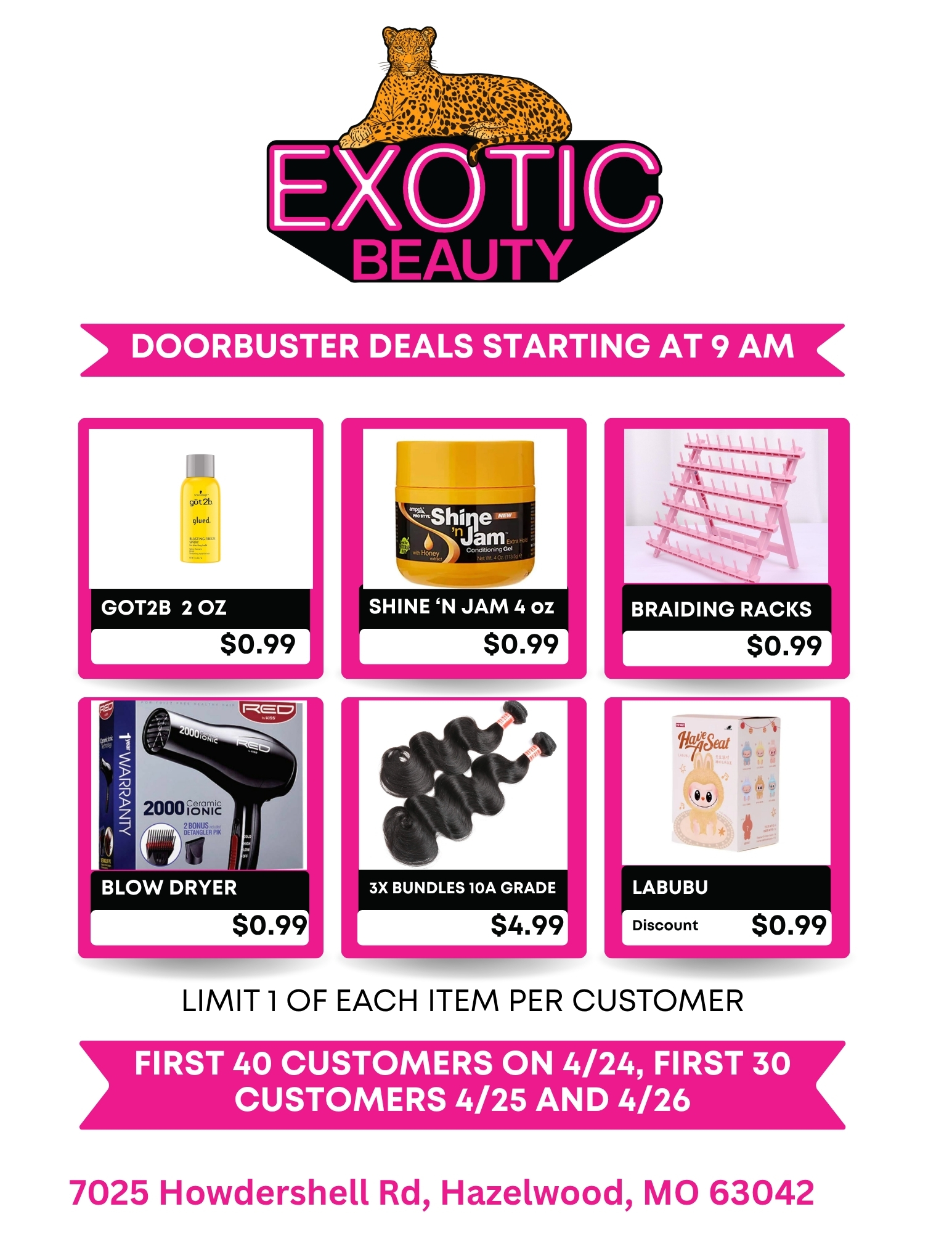 Doorbuster Deals - $0.99 items
