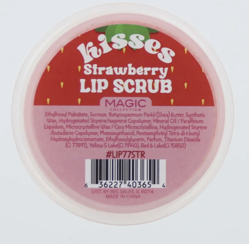 Kisses Strawberry Lip Scrub