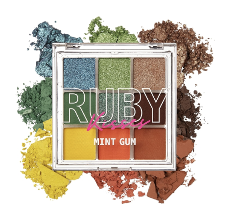 Ruby Kisses Mint Gum Eyeshadow Palette