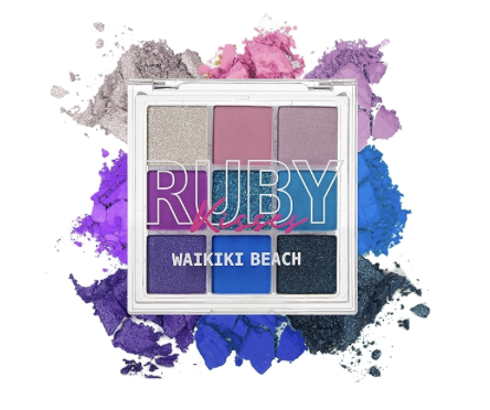 Ruby Kisses Waikiki Beach Eyeshadow Palette